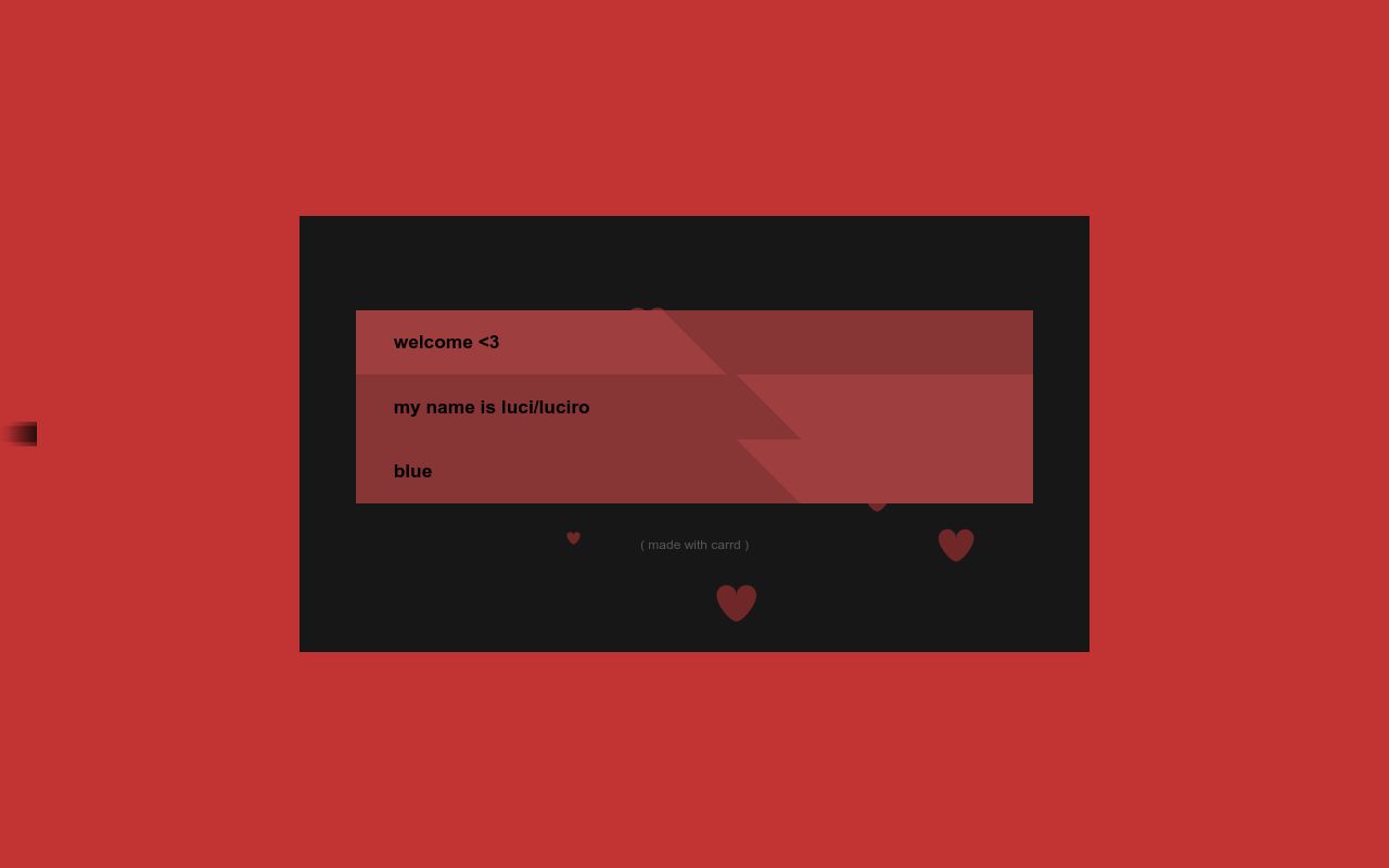 Carrd profile picture for @manly